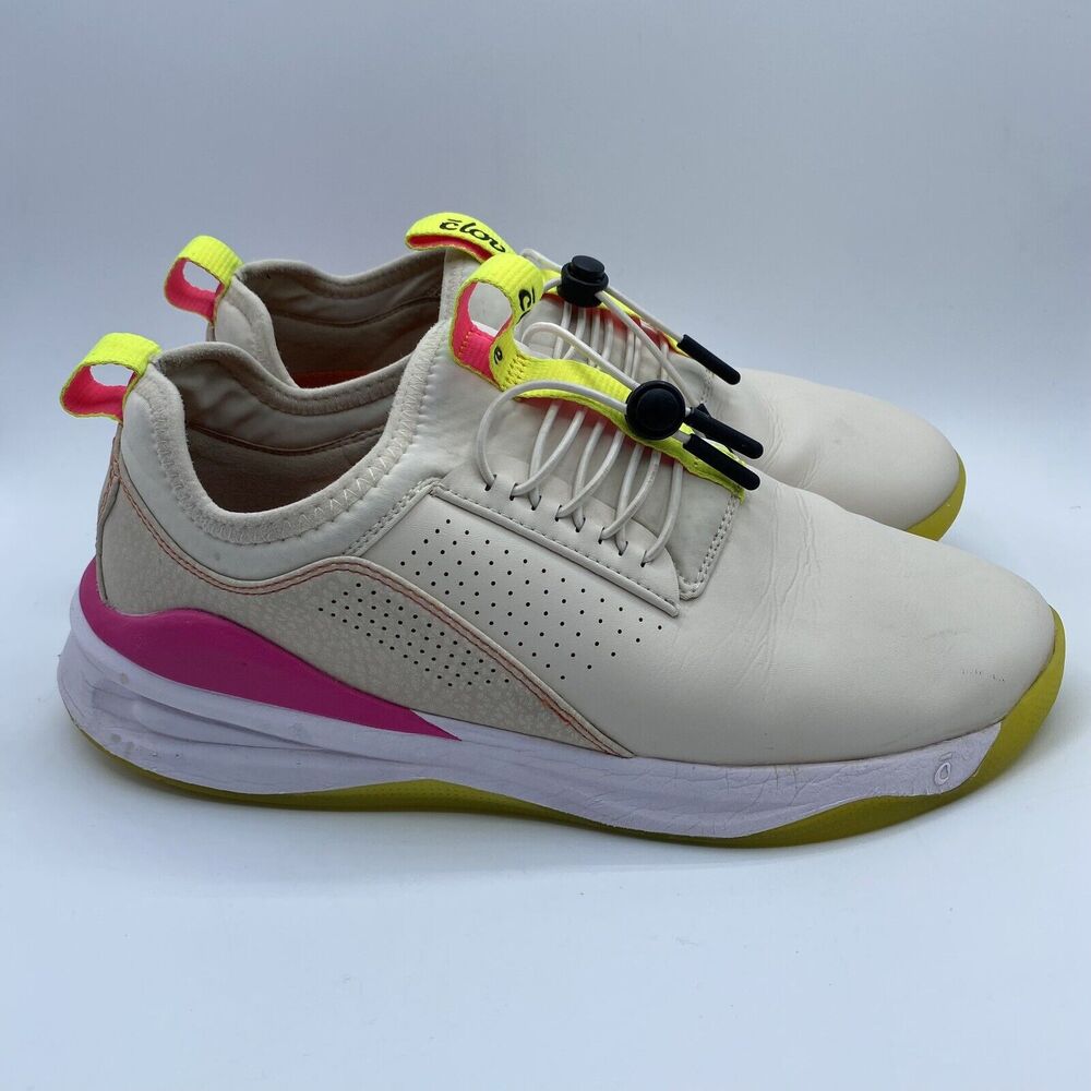 Clove Shoes Womens Size 8.5 Beige Leather Nursing Comfort Work Sneakers CL006